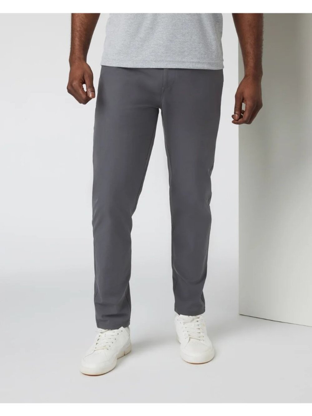 Vuori Men's Meta Pant Athletic Slim Fit Moisture Wicking, Charcoal, Size 36x32